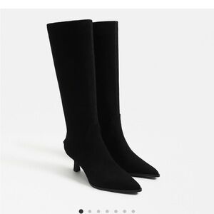Circus By Sam Edelman Yulia Knee High Boot size 8.5 Black Suede